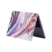 Macbook Air Kılıf 13 inç Mermer Glitter (Eski USB'li Model 2010-2017) A1369 A1466 ile Uyumlu - 5