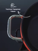 Bonera Pro-Plus 28 Cm Kırmızı Derin Tencere - 2