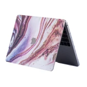 Macbook Air M1 Kılıf 13 inç Mermer Glitter (TouchID'li M1 Air) A1932 A2179 A2337 ile Uyumlu thumbnail 6