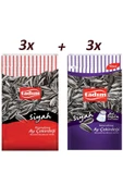Tadım Kavrulmuş Taze Siyah Çekirdek Bol Tuzlu, Tuzsuz Karma Paket (180 Gr.) 3'er Adet Yeni Mahsul - 1