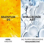 Vichy Dercos 2'si 1 Arada Kepek Karşıtı ve Nemlendirici Şampuan 390ml - 3