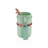 Shotay Strow Çelik Termos Mug 410Ml Yeşil - 2