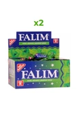 Falım Tekli Nane Aromalı Şekersiz Sakız 100'lü X 2 Kutu - 1