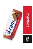 Ülker İkram Çikolata Kremalı Sandviç Bisküvi 84 Gr (24 Adet) - 1