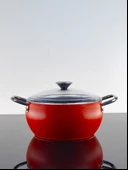 Bonera Pro-Plus 24 Cm Kırmızı Derin Tencere - 1