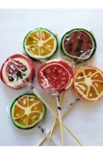 Candy Alaiye Polonya Lolipop Şeker. 10 Adet Meyve Çeşnili Şeker. - 1