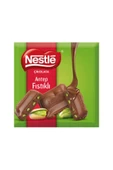 Nestle Antep Fıstıklı Sütlü Kare Çikolata 60 G * 10 Adet - 1