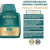 Bioxcin Keratin & Argan Onarıcı Bakım Şampuan 300 ml 3 Al 2 Öde thumbnail 2