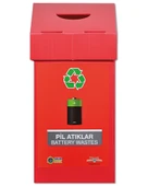 Geri Dönüşüm Kutusu Pil Atık Kutusu - 1