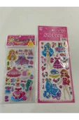 BONBON Giydirmeli 2'li Sarı Saçlı Bebek Kabartmalı Sticker - 1