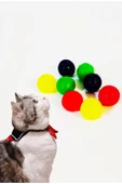 HEKİM PET Ziplayan Top 3.5 Cm Karişik Renkli 1 Adet Kedi Ve Köpek Için Uygundur. - 2
