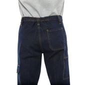 Şensel, Reflektörlü Kışlık Kot İş Pantolonu, Lacivert -82E445- - 6