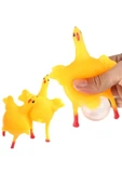 Anadolu Saray Çarşısı Çılgın Tavuk Squishy Yumurtlayan Tavuk Anahtarlık Çanta Ve Cüzdan Süsü Hediyelik - 1