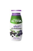 Activia Shot+ Kara Mürver Ve Yaban Mersinli 80 Ml ( ACTİVİA ÇİLEKLİ 4 * 100 GRAM HEDİYE ) - 1