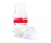 Bambino Biberon Silikon Emzik Mini Cam (150ml.) - Kırmızı - 1