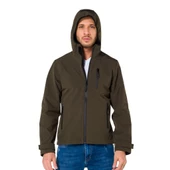 Şensel, Softshell Mont, Haki -91E2525- Su İtici, Rüzgar Geçirmez - 1