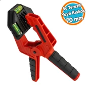 Su terazili Yaylı Kıskaç Kırmızı Mandal El Tip İşkence Mengene Klips Hobi 70 mm - 1