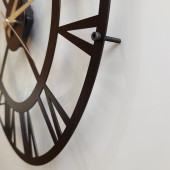 Su Damlası Lazer Kesim Metal Duvar Saati - 2