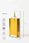 Perotti molivet 2 li gold cam yağlık 500 ml cam yağdanlık - sirkelik - sosluk thumbnail 6