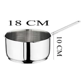 Oms Çelik Kaçerola 18 CM Sütlük/Sosluk - 3