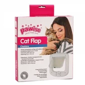 Pawise Kedi Kapısı Beyaz 24x29 Cm - 1