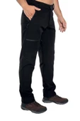 Crozwise Softshell Siyah Kışlık Polarlı Outdoor Pantolon - 2228-10 - 1