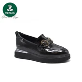 VENÜS 2451401K KALIN TABAN TOKALI LOAFER DERİ KADIN AYAKKABI - 3