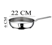 Oms Çelik Tava 22x6 CM Cam Kapaklı - 3