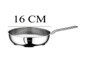 Oms Çelik Tava 16x5 CM Cam Kapaklı - 2