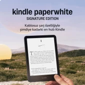 Amazon Kindle Paperwhite Signature Edition | 2024 | 12. Nesil | 32 GB | 7" | Uzun Pil Ömrü | Kablosuz Şarj Özelliği - 2