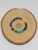 Balık Burcu Doğal Taş 8mm Unisex Bileklik (55728) thumbnail 4