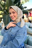 İpek Koton Jakar Eşarp - 8932982-933 - 1
