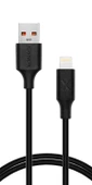 XONECT USB to Lightning uyumlu iPhone Modelleri için Hızlı Şarj ve Data Kablosu 100cm Siyah thumbnail 4