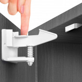 Baby Lock 5 Adet Bebek Çocuk Güvenlik Çekmece Dolap Kilidi Gizli Kilit - 1