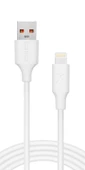 XONECT USB to Lightning uyumlu iPhone Modelleri için Hızlı Şarj ve Data Kablosu 200cm Beyaz thumbnail 4