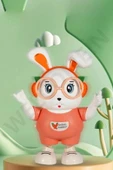 Sesli Işıklı Pilli 25 cm Dansçı Tavşan Robot - Dans Eden Dansçı Sevimli Tavşan - 2