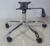 Krom Yıldız Ayak+Teker+Krom piston 80 lik+Tek Kollu Mekanizma thumbnail 1