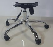 Krom Yıldız Ayak+Teker+Krom piston 80 lik+Tek Kollu Mekanizma thumbnail 2