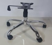 Krom Yıldız Ayak+Teker+Krom piston 80 lik+Tek Kollu Mekanizma thumbnail 3