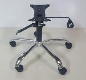 Krom Yıldız Ayak+Teker+100 lük Piston+Çift Kollu Mekanizma thumbnail 1