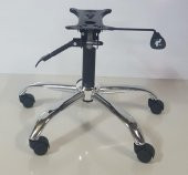 Krom Yıldız Ayak+Teker+100 lük Piston+Çift Kollu Mekanizma thumbnail 2