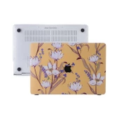 Macbook Pro 13inç Kılıf M1-M2, Flower04 (Type-c'li Model)A2338 A2289 A2251 A1706-08 A1989 A2159 ile Uyumlu - 1