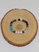 Akrep Burcu Doğal Taş 8mm Unisex Bileklik (55736) thumbnail 4