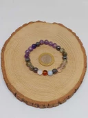 Kova Burcu Doğal Taş 8mm Unisex Bileklik (55730) thumbnail 4