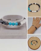 Akrep Burcu Doğal Taş 8mm Unisex Bileklik (55736) thumbnail 1