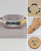 Yengeç Burcu Doğal Taş 8mm Unisex Bileklik (55744) thumbnail 1