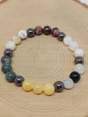 Yengeç Burcu Doğal Taş 8mm Unisex Bileklik (55744) thumbnail 5