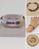 Koç Burcu Doğal Taş 8mm Unisex Bileklik (55750) thumbnail 1