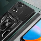 Honor 90 Kılıf Magnetik Standlı Kamera Korumalı Zore Sürgülü Vega Kapak - 7