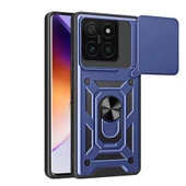 Xiaomi 14T Pro Kılıf Magnetik Standlı Kamera Korumalı Zore Sürgülü Vega Kapak - 3